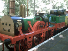 Die Dampflok Adler der Görlitzer Parkeisenbahn